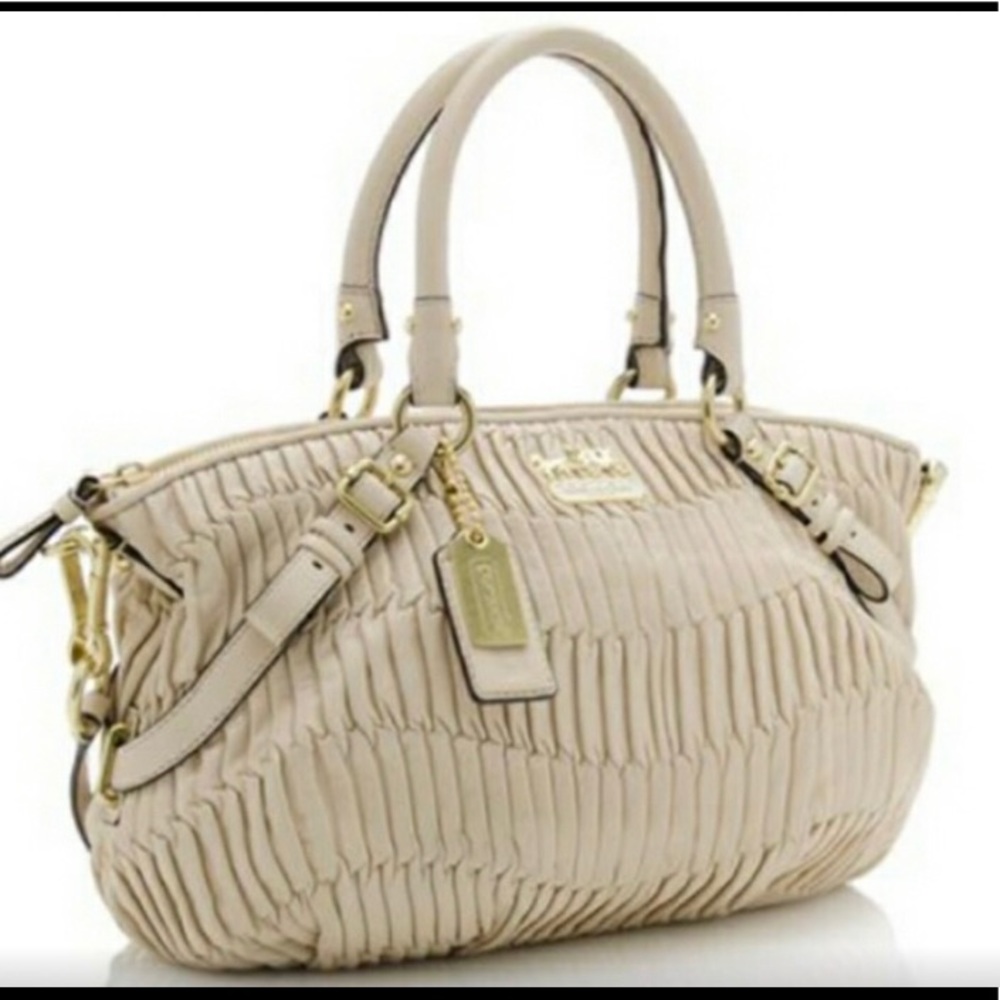 Bone Coach Madison Sofia gathered satchel